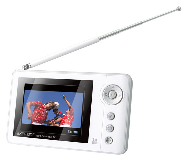 ISDB-T Portable TV EXEMODE i24（ホワイト）