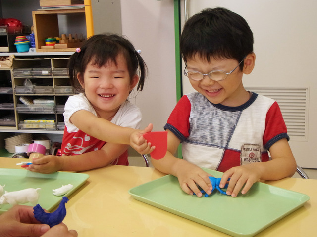 幼稚部での風景