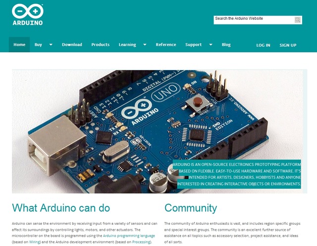 「Arduino」サイト