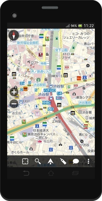 MapFan for Android 2013（スマホ）