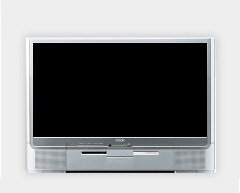 エプソン、液晶プロジェクション方式の57V型/47V型テレビ——カラープリンタも標準装備