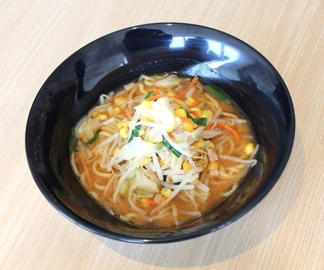 「Noodle」コーナーで提供されていたメニュー（函館焼き味噌ラーメン）