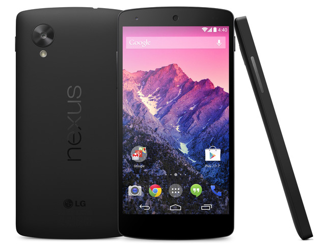 「Nexus 5 EM01L」ブラックモデル