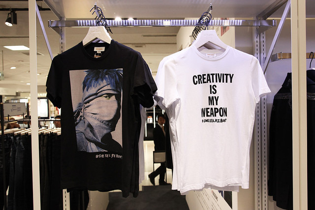 先行発売となるTシャツシリーズ「#DIESELREBOOT TEE'S」