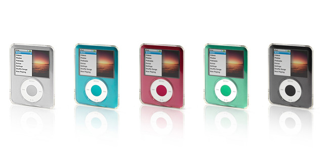 iPod nano本体のカラーを損なわないTUNESHELL nano 3G