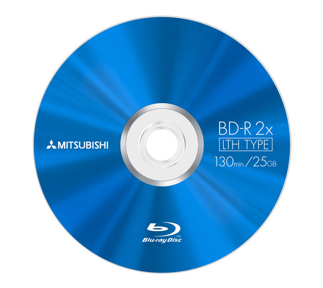 有機色素の記録膜を使用した追記型Blu-ray Discの試作品