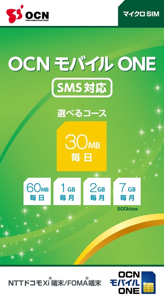 SMS対応SIMカード