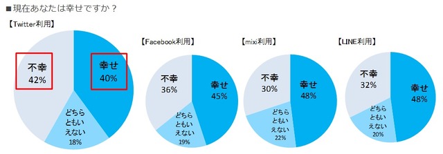 「現在の幸せとSNSの関係」