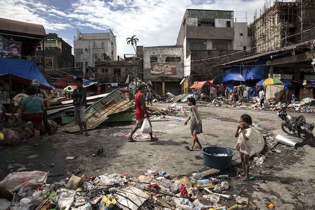 台風で被害を受けたフィリピン　(C) Getty Images
