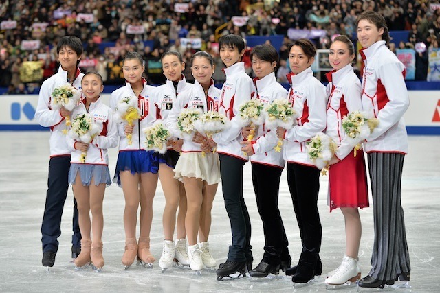 ソチ五輪フィギュアスケート日本代表　(c) Getty Images