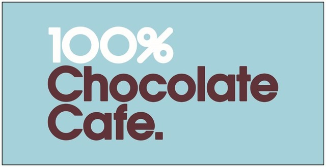 100％チョコレートカフェのロゴ