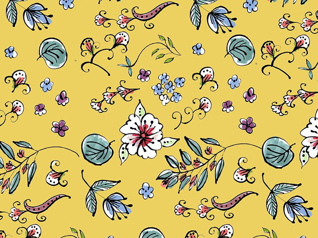 この春トレンドのBotanical Pattern。世界で活躍するイラストレーター、ジェフリー・フルビマーリがアーモンドの花を描いたオリジナル柄