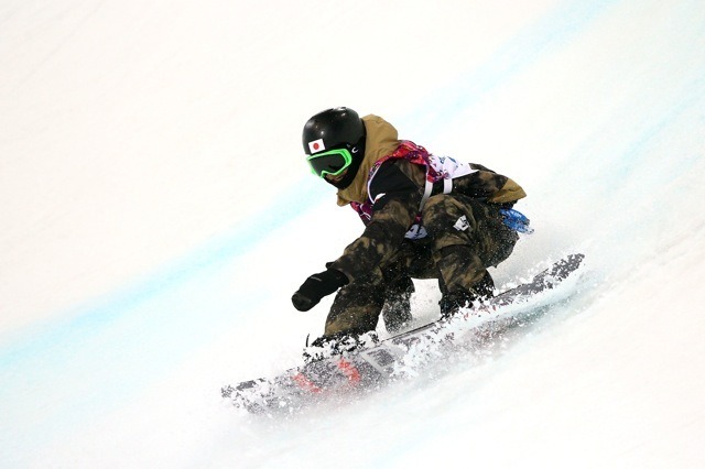 スノーボード男子ハーフパイプ、平岡卓選手　(c) Getty Images