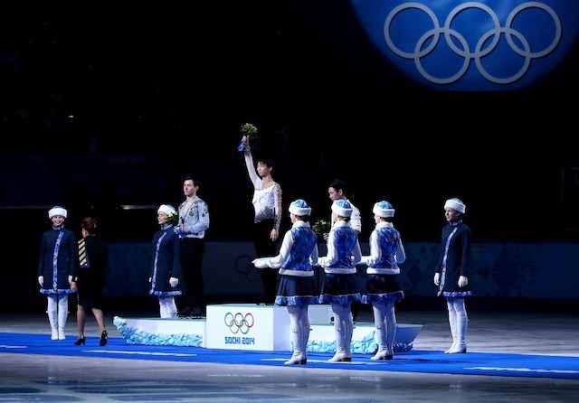 ソチ冬季オリンピック、羽生結弦選手（2月14日）　(c) Getty Images