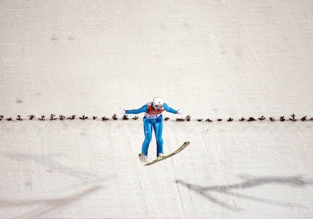 ソチ冬季オリンピック、清水礼留飛選手（2月15日）　(c) Getty Images