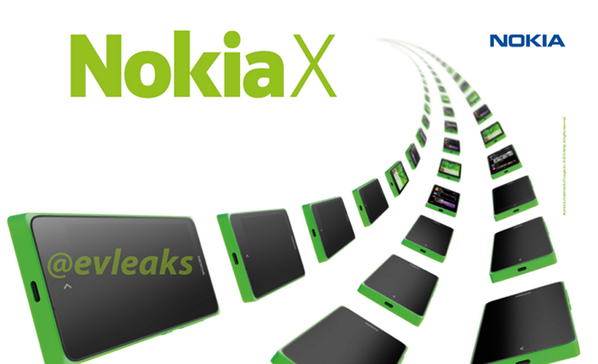 @evleaksが公開した「Nokia X」とする画像