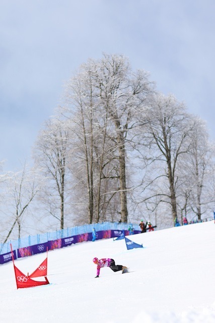 ソチ冬季オリンピック、竹内智香選手（2月19日）　(c) Getty Images