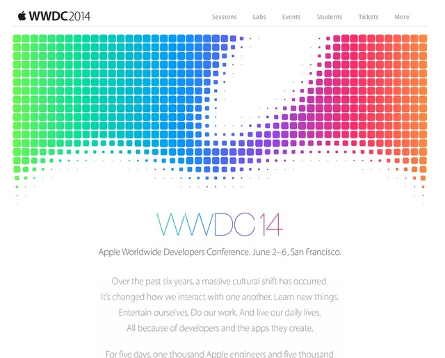 「WWDC - Apple Developer」サイト