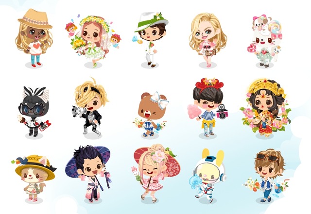 「LINE PLAY」のアバター（キャラクター）