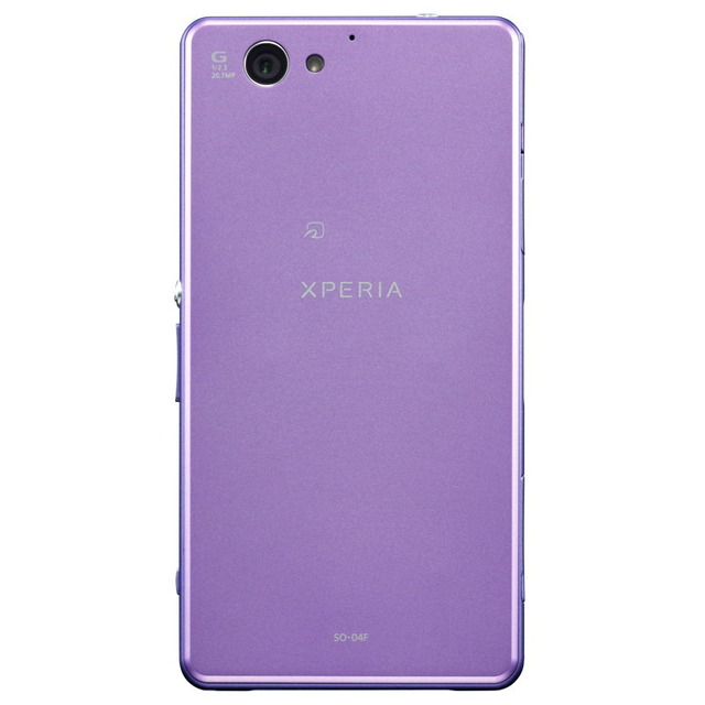 「Xperia A2 SO-04F」Lavender背面