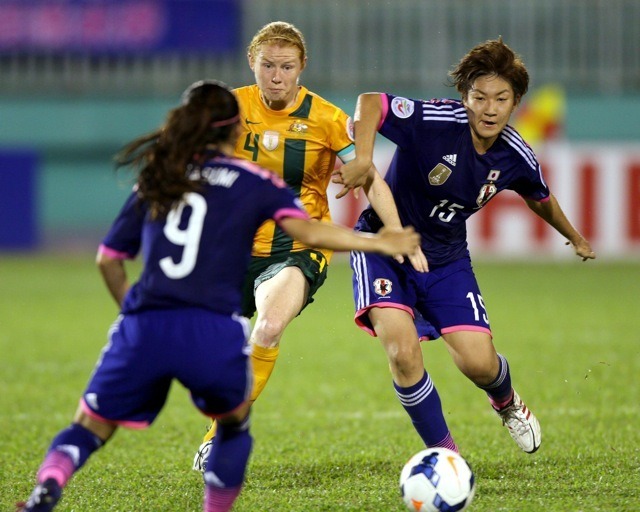 日本対オーストラリア（5月25日、AFC女子アジア杯決勝）　(c) Getty Images