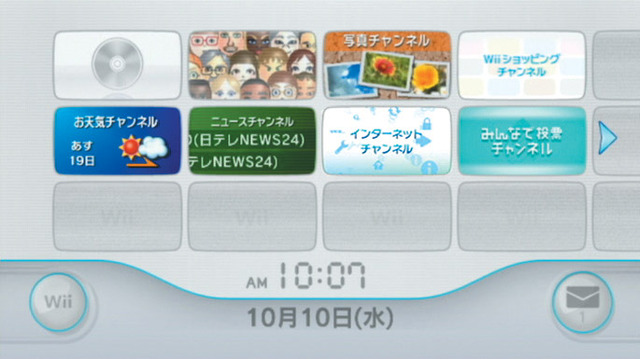 Wiiチャンネル