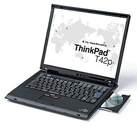 　日本IBMは、A4スリムモバイルノート「ThinkPad T42」をベースに、Pentium M 755と高性能グラフィックスチップ「MOBILITY FIRE GL T2」を搭載したモバイルワークステーション「ThinkPad T42p」3モデルを7月14日に発売する。