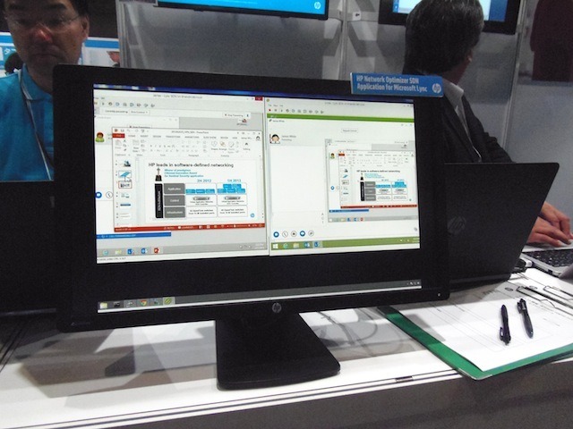 MS Lyncの品質の最適化を行うSDNアプリケーション「HP Network Optimizer SDN Application for Microsoft Lync」。