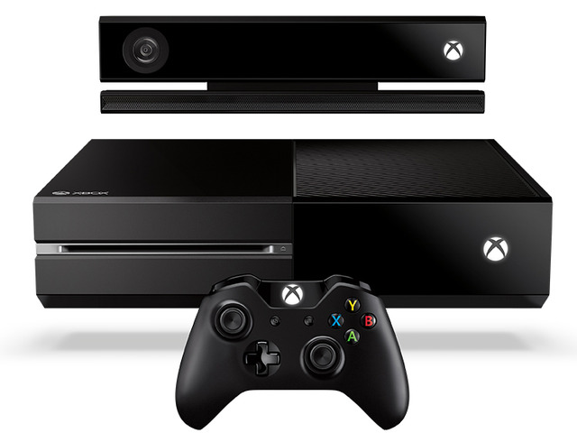 マイクやカメラなどKinect同梱の「Xbox One + Kinect」は49,980円。ゲーム「タイタンフォール」などを同梱した限定版も価格据え置きで販売