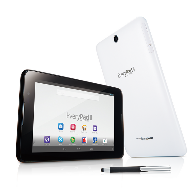 ヤマダ電機オリジナルタブレット第２弾となる7型Androidタブレット「EveryPadII」