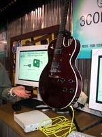 ［CES 2003速報］遠隔地間でのハイクオリティのセッションを実現するGibsonのデジタルギター