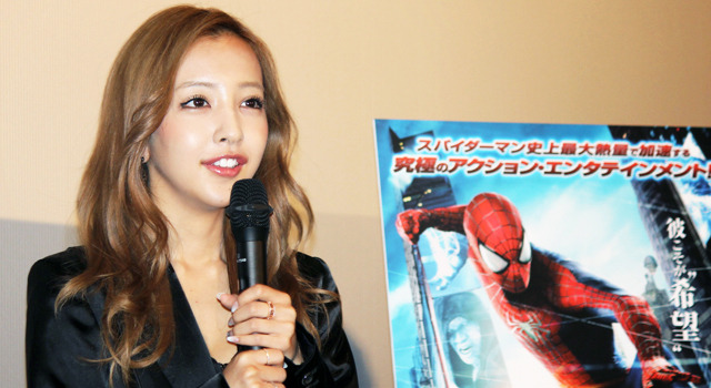板野友美／『アメイジング・スパイダーマン2』Blu-ray＆DVD発売記念イベント