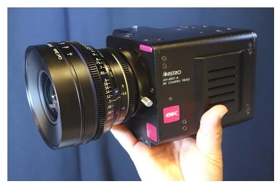 開発したフレーム周波数120Hz超小型8KCubeカメラ