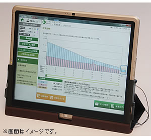 採用されるタブレット端末（予定）