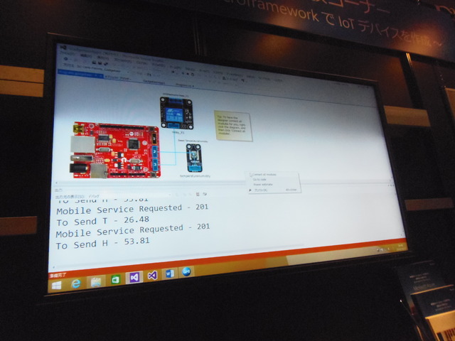 Visual Studio 2013/2014で組み込みアプリを作成する。信号の入出力用ポートもビジュアルで表示してくれる