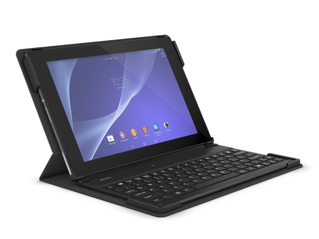 「Xperia Z2 Tablet」専用の純正カバー付きBluetoothキーボード「BKC52」