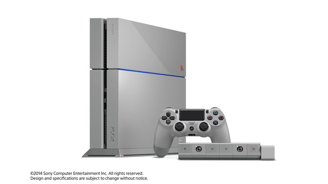 限定12,300台の「『PlayStation 4』 20周年アニバーサリー エディション」。カラーリングが初代風