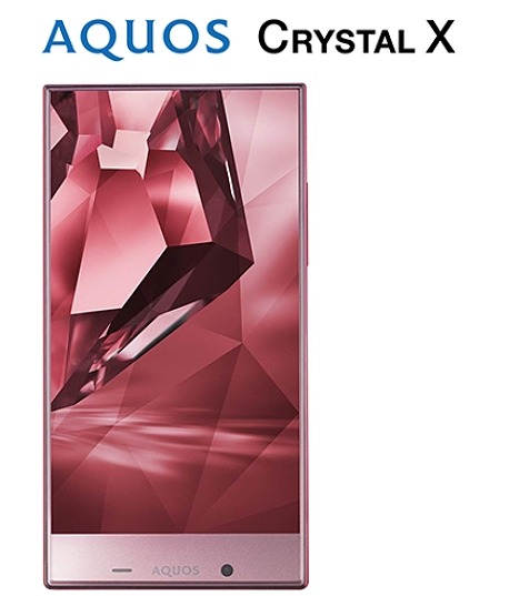 「ディズニースタイル」対象機種の「AQUOS CRYSTAL X」