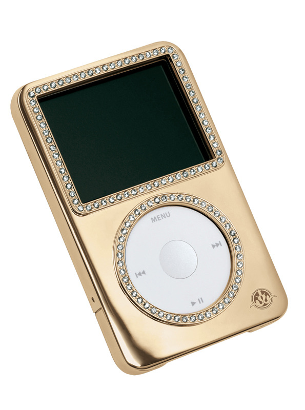 iPod classic用モデル（ゴールド with スノースワロフスキー）