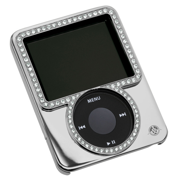 第3世代iPod nano用モデル（シルバー with スノースワロフスキー）