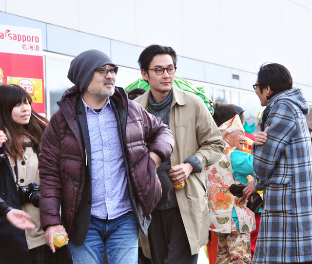 松田龍平＆松尾スズキ（監督） in 「ゆうばり国際ファンタスティック映画祭2015」ウェルカムセレモニー