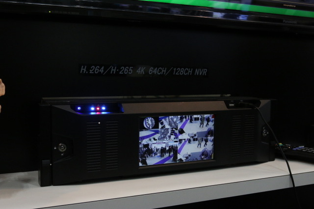 H.265に対応していることが特徴となる4K対応ネットワークビデオレコーダー「NVR-4SK1664」