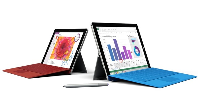 「Surface Pro 3」の下位モデルに当たる「Surface 3」。5月19日に国内発表される予定