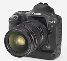 　キヤノンのデジタル一眼レフカメラ「EOS-1D Mark II」が「EISA ヨーロピアン プロフェッショナルデジタルカメラ オブ ザ イヤー 2004-2005」を受賞した。