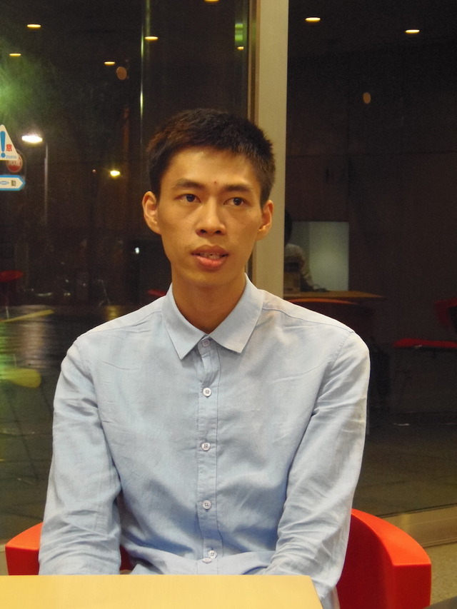 Pham Xuan Tuongさん。さらにインフラの技術を極めて、ISPやゲーム企業に就職したいという