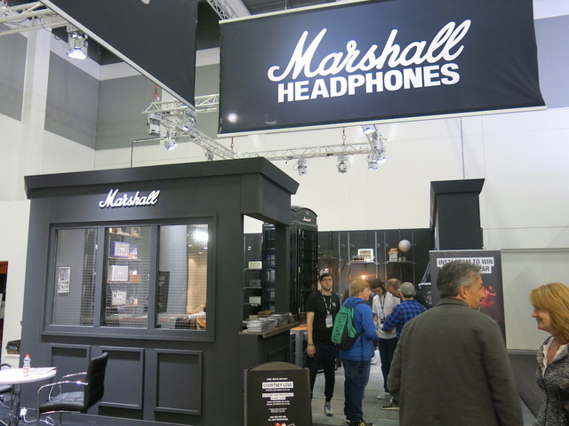 「Marshall」の展示ブース