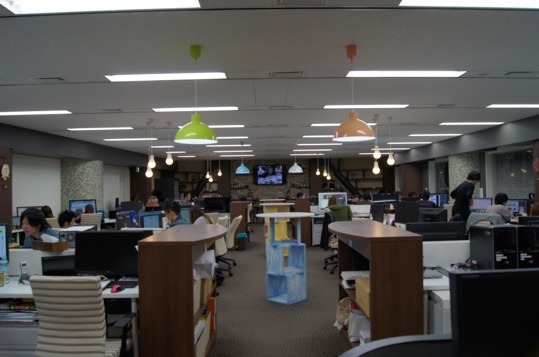 メタフェイズの本社。65名の社員のうち15名はこちらではなく上海オフィスに勤務している