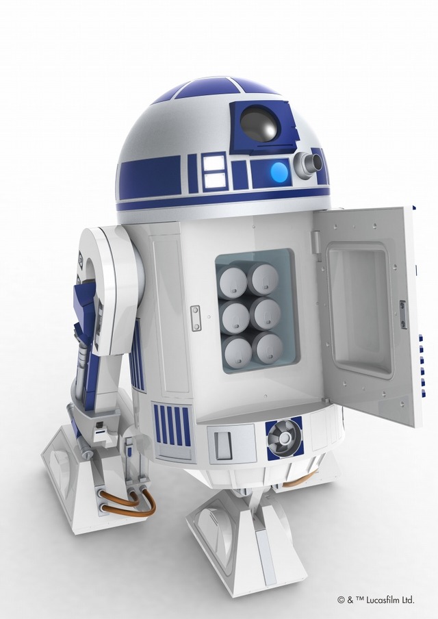 「R2-D2型移動式冷蔵庫」外観