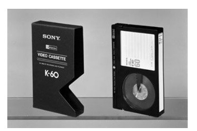 ベータビデオカセット「K-60」（1975年発売）
