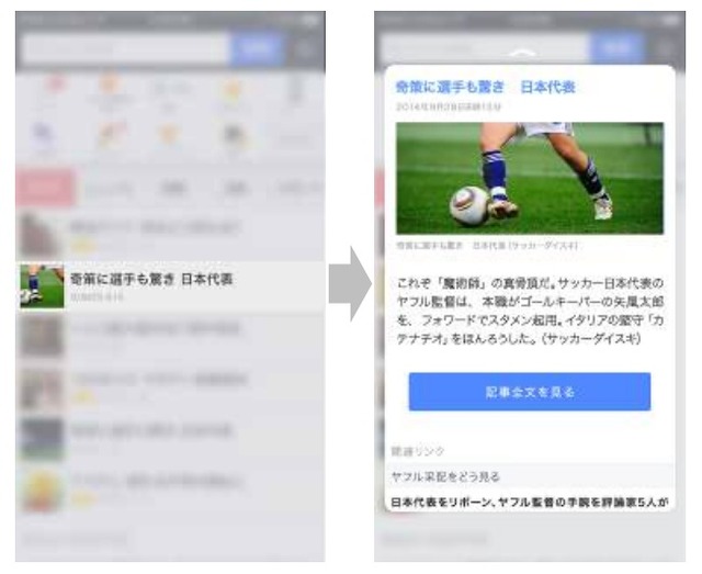 「Yahoo!ニュース」閲覧イメージ